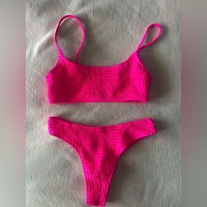 PINK high rise bikini size M